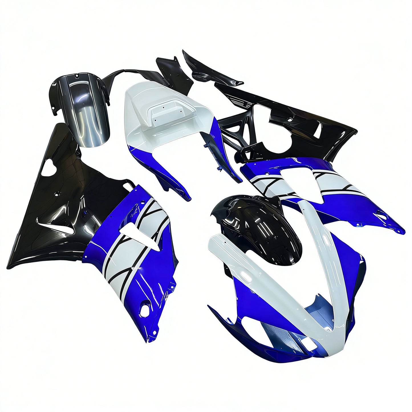 Amotopart Yamaha YZF 1000 R1 2000-2001 Kit Carena Carrozzeria Plastica ABS