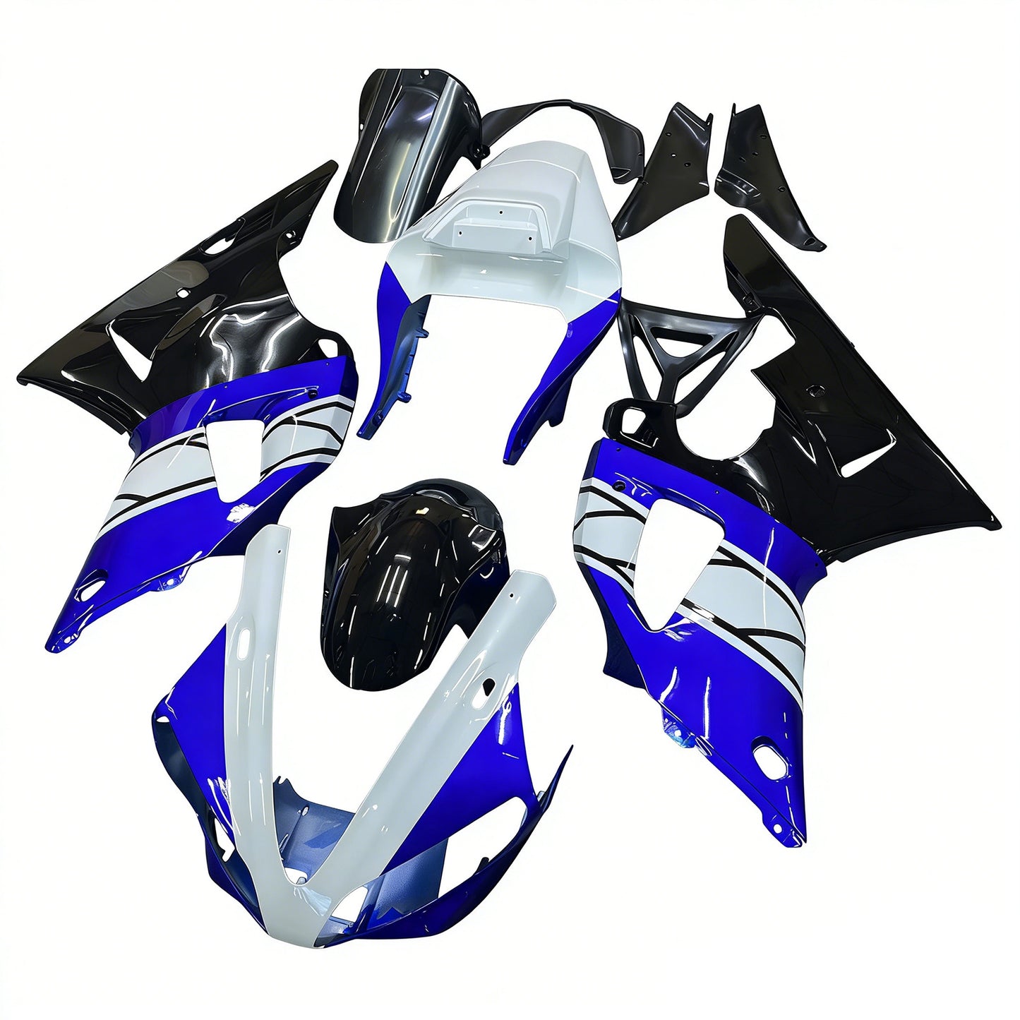 Amotopart Yamaha YZF 1000 R1 2000-2001 Kit Carena Carrozzeria Plastica ABS