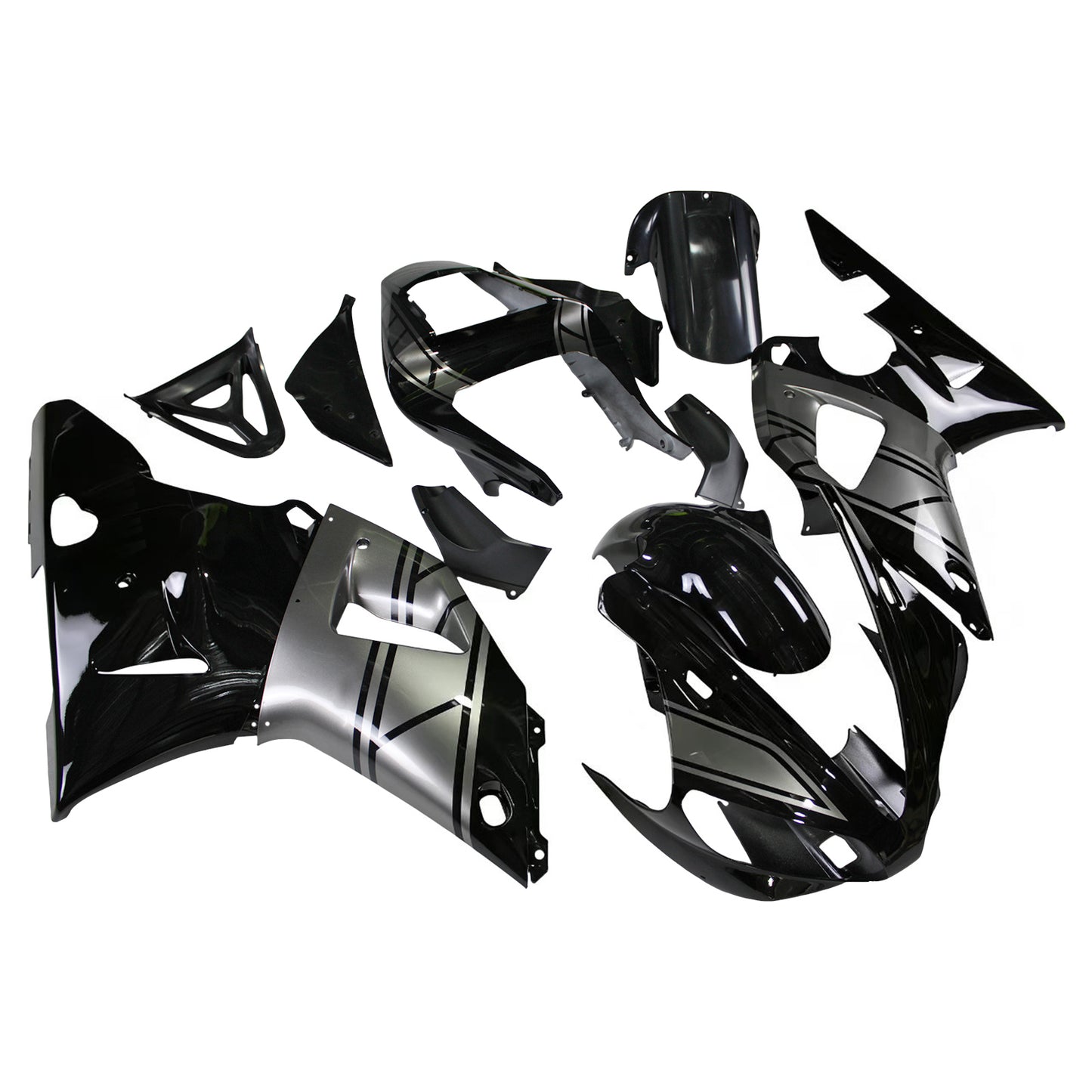 Amotopart Yamaha YZF 1000 R1 2000-2001 Kit Carena Carrozzeria Plastica ABS