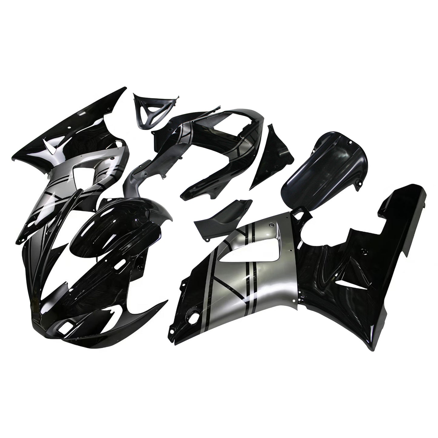 Amotopart Yamaha YZF 1000 R1 2000-2001 Kit Carena Carrozzeria Plastica ABS