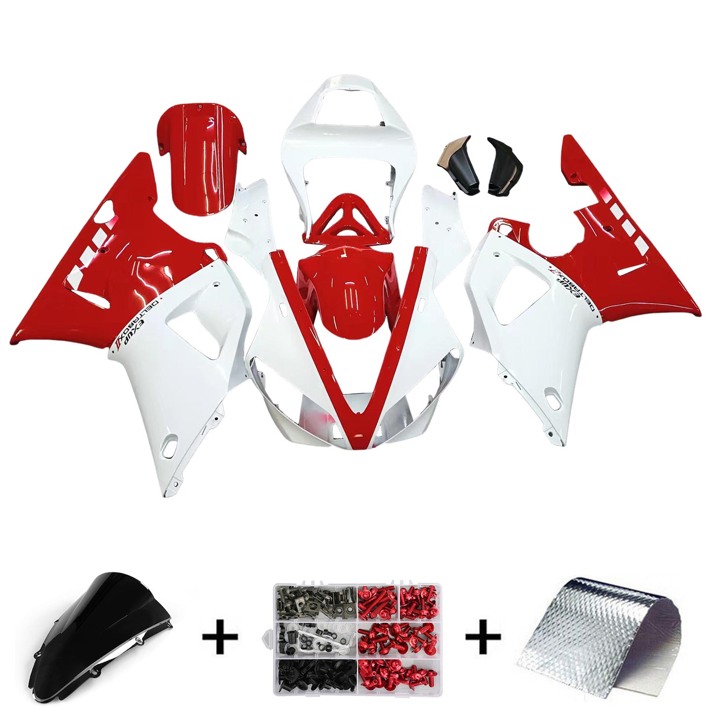 2000-2001 Yamaha YZF 1000 R1 Kit carena iniezione Carrozzeria Plastica ABS