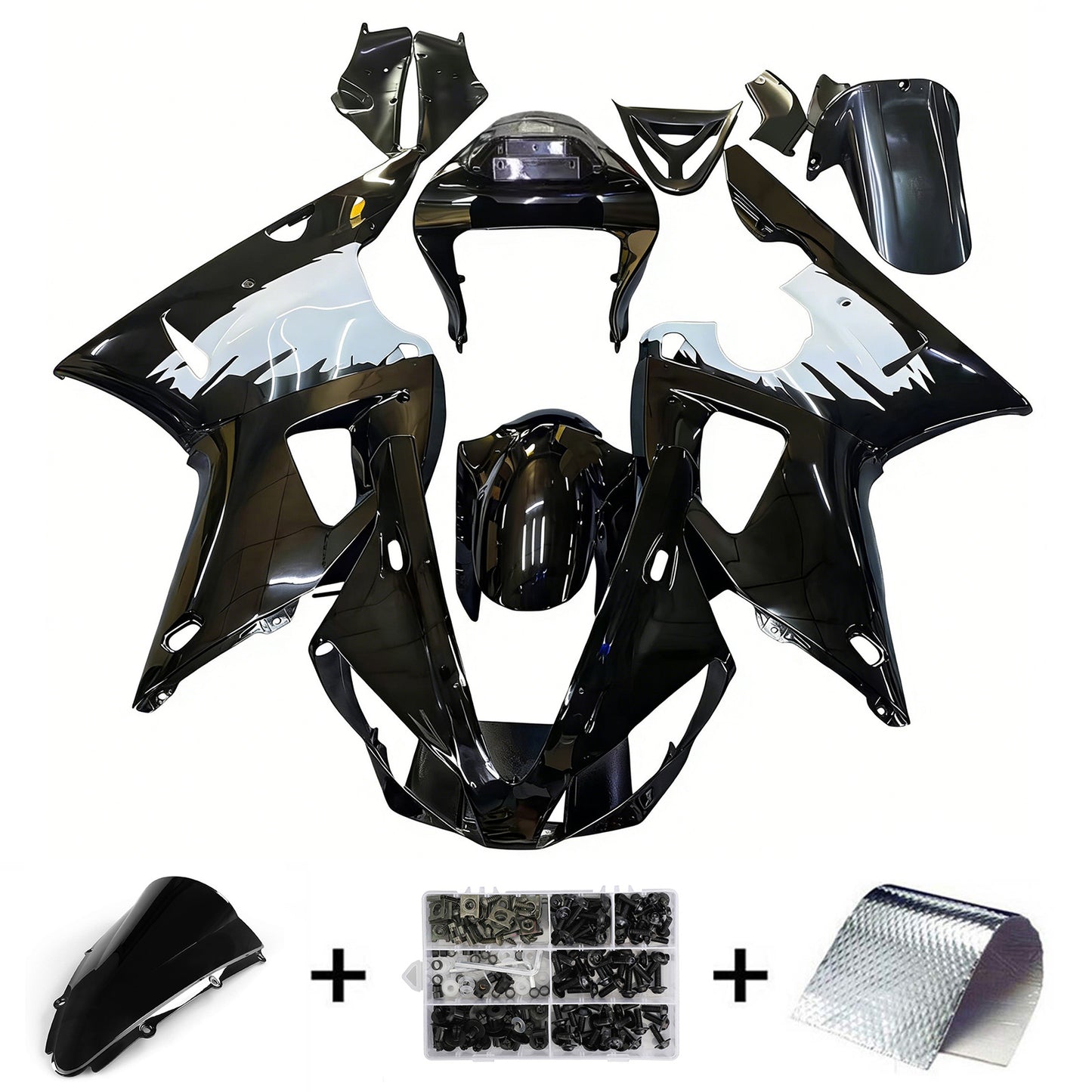2000-2001 Yamaha YZF 1000 R1 Kit carena iniezione Carrozzeria Plastica ABS