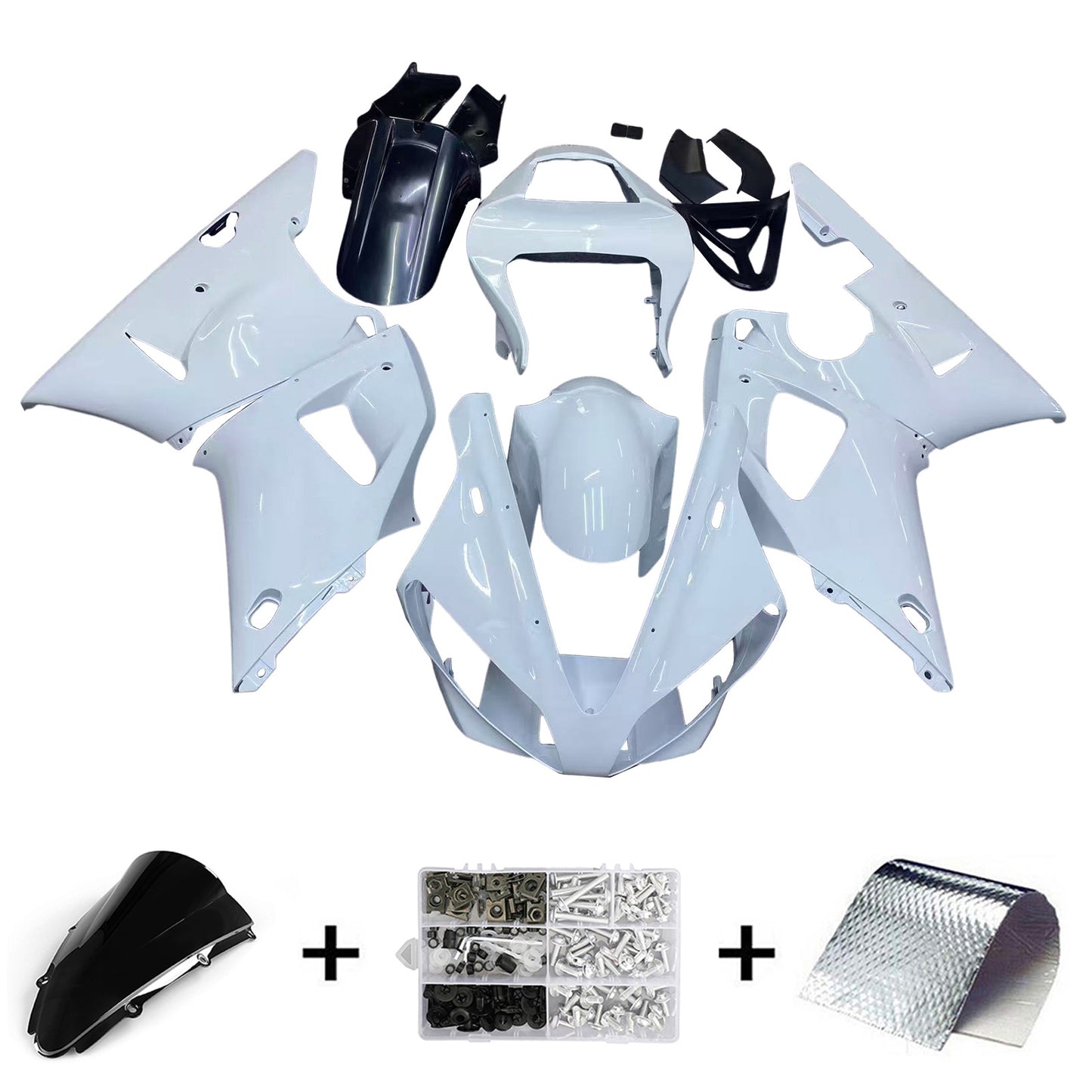 2000-2001 Yamaha YZF 1000 R1 Kit carena iniezione Carrozzeria Plastica ABS