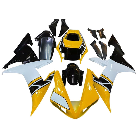 Carene 2002-2003 Yamaha YZF-R1 Giallo Bianco Nero R1 Racing Generico