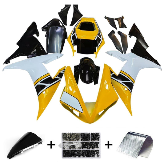 Carene 2002-2003 Yamaha YZF-R1 Giallo Bianco Nero R1 Generico