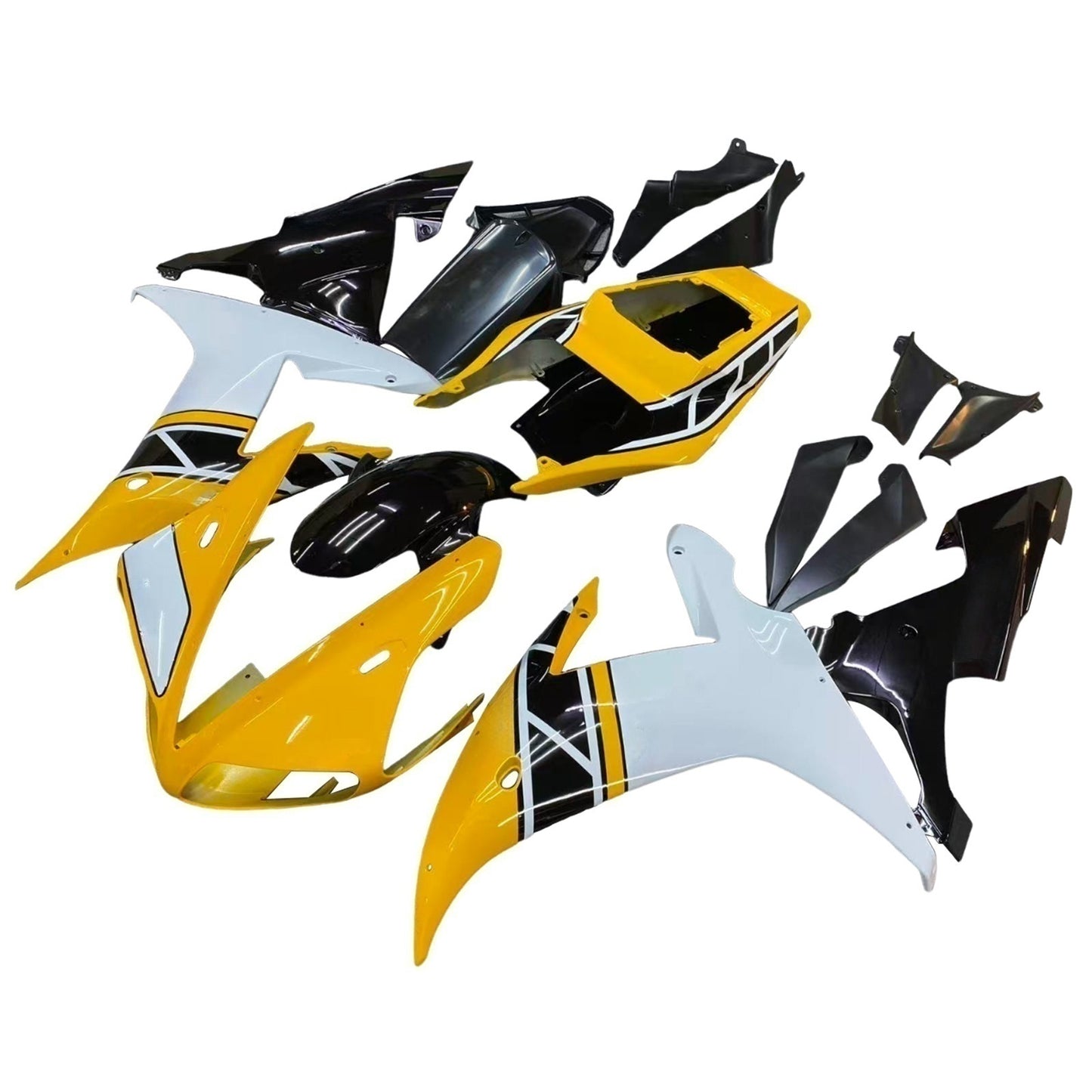 Carene 2002-2003 Yamaha YZF-R1 Giallo Bianco Nero R1 Generico