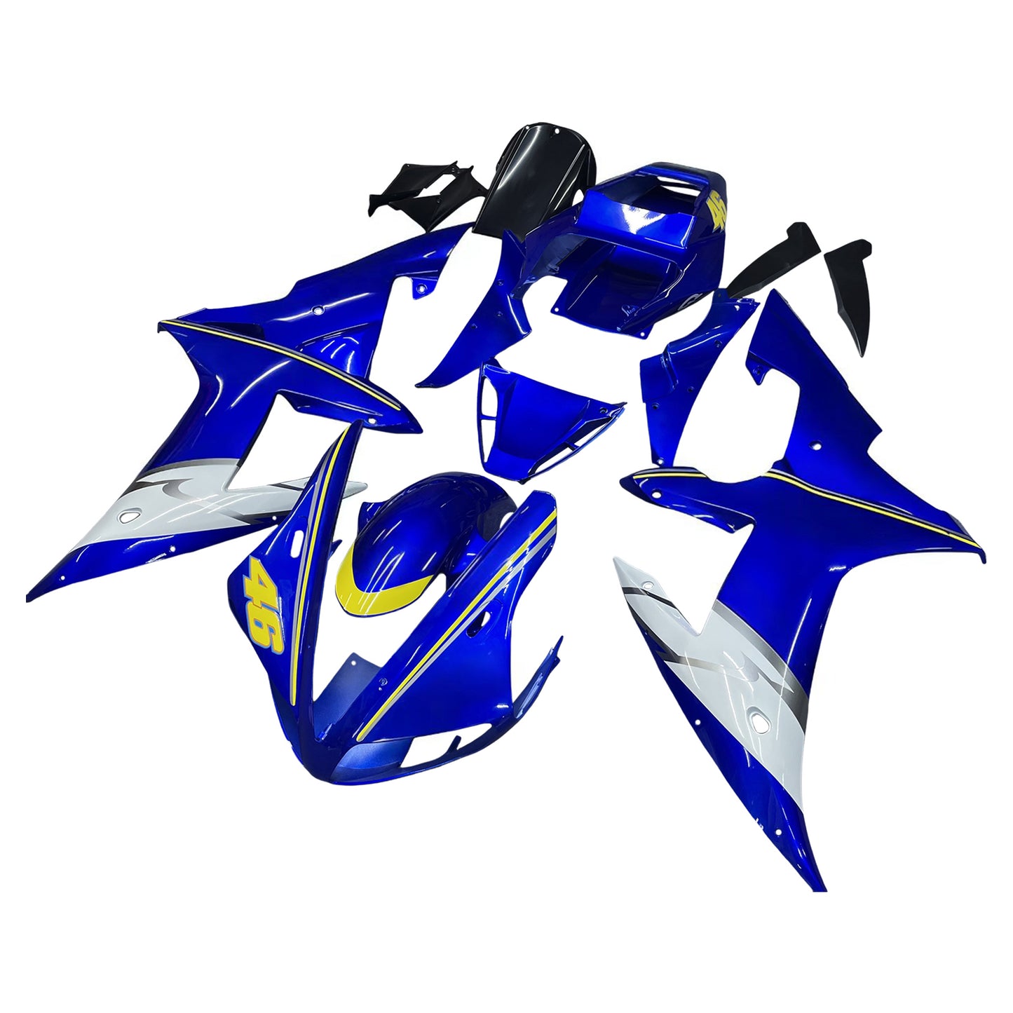 Carene 2002-2003 Yamaha YZF-R1Blue No.46 R1 Racing Generico