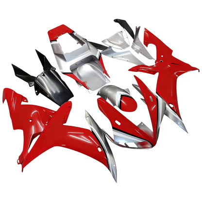 Carene 2002-2003 Yamaha YZF-R1 Rosso Argento Fortuna Generico