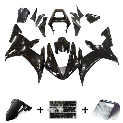 Carene 2002-2003 Yamaha YZF-R1 All Black R1 Generico
