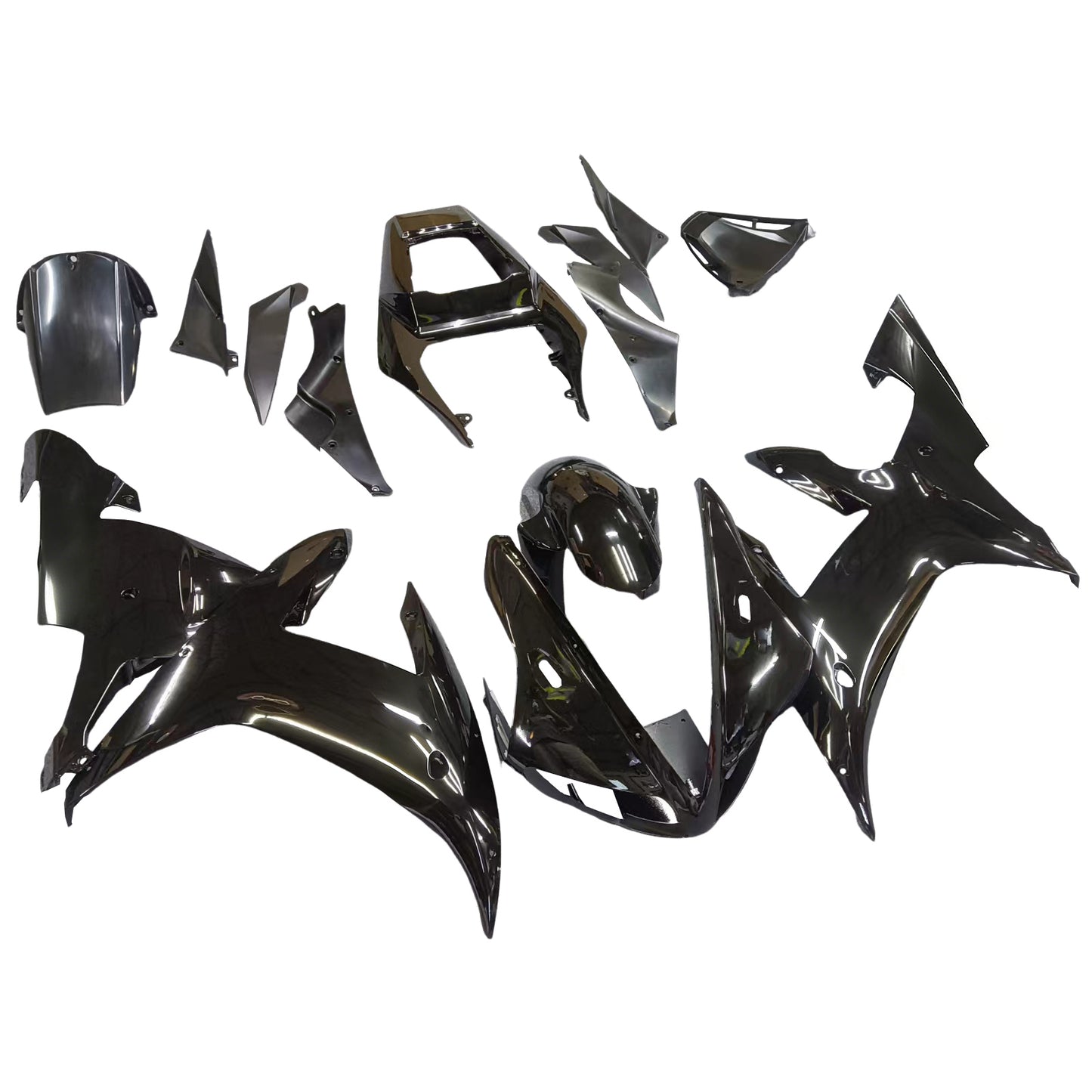 Carene 2002-2003 Yamaha YZF-R1 All Black R1 Racing Generico
