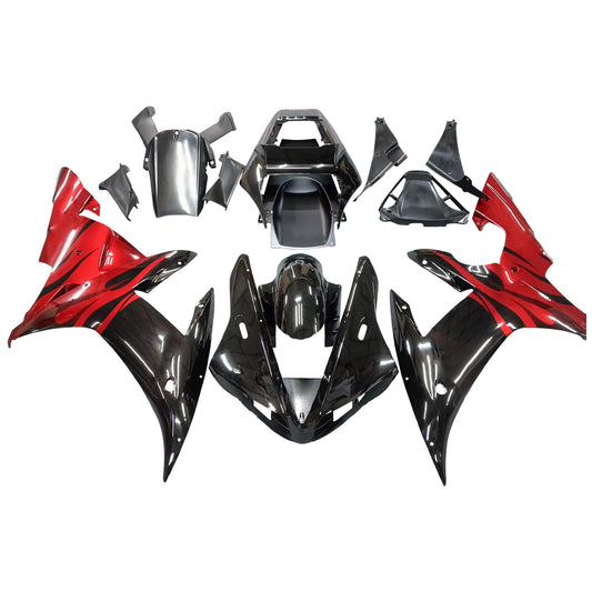 Carene 2002-2003 Yamaha YZF-R1 Nero Rosso Tribal R1 Generico