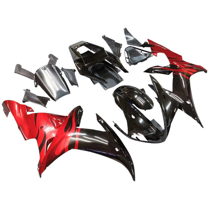 Carene 2002-2003 Yamaha YZF-R1 Nero Rosso Tribal R1 Generico