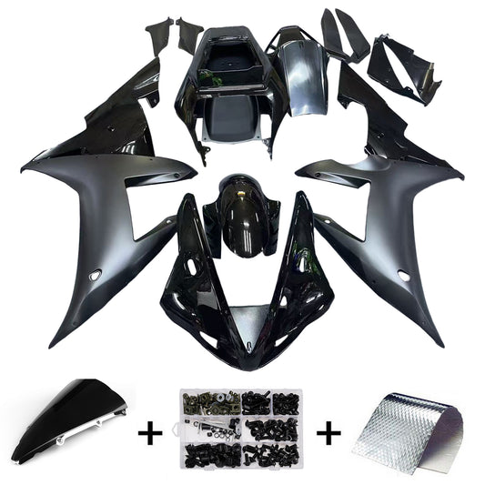 Amotopart 2002-2003 Yamaha R1 rivestimento Matt Black Kit