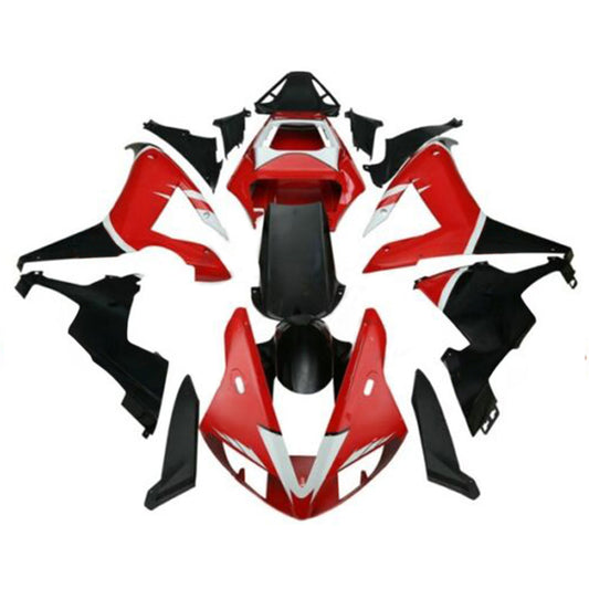 Amotopart 2002 2003 Yamaha YZF R1 Kit Black & Red Fearing