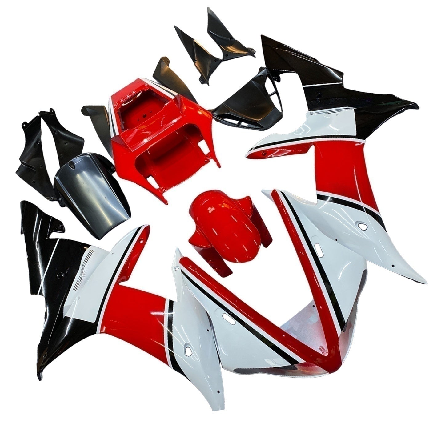 Amotopart Yamaha YZF-R1 2002-2003 Kit Carena Carrozzeria Plastica ABS