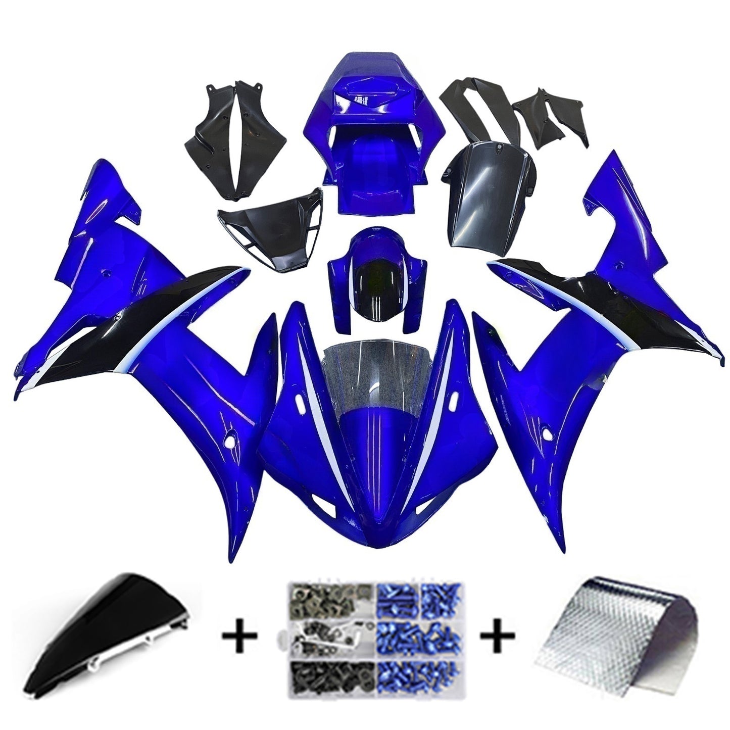 Amotopart Yamaha YZF-R1 2002-2003 Kit Carena Carrozzeria Plastica ABS