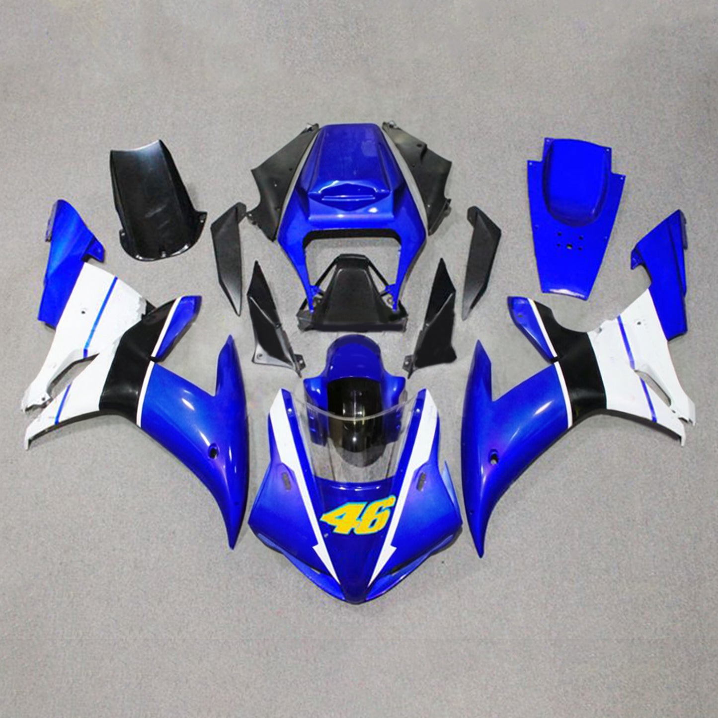 Amotopart Yamaha YZF-R1 2002-2003 Kit Carena Carrozzeria Plastica ABS