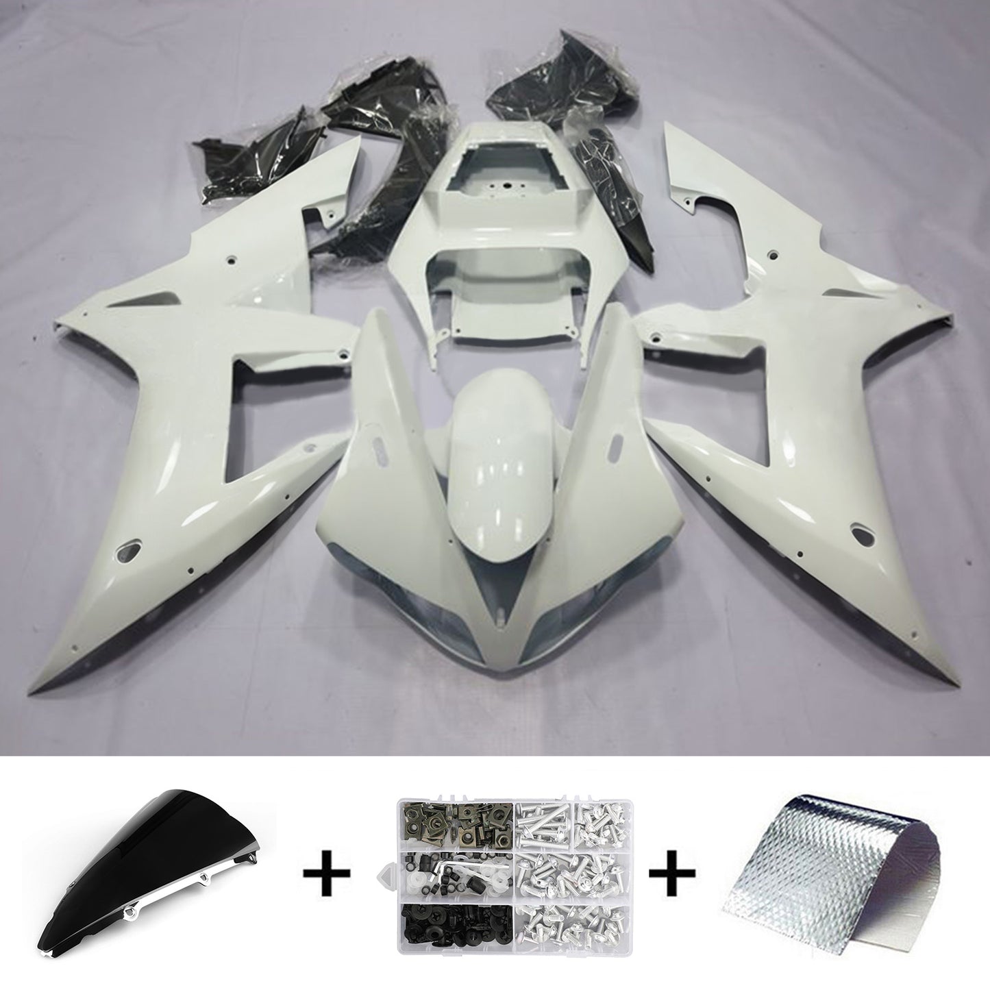 Amotopart Yamaha YZF-R1 2002-2003 Kit Carena Carrozzeria Plastica ABS
