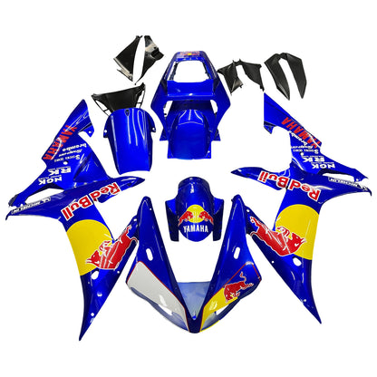 Amotopart Yamaha 2002-2003 YZF 1000 R1 blu con kit gocciolante