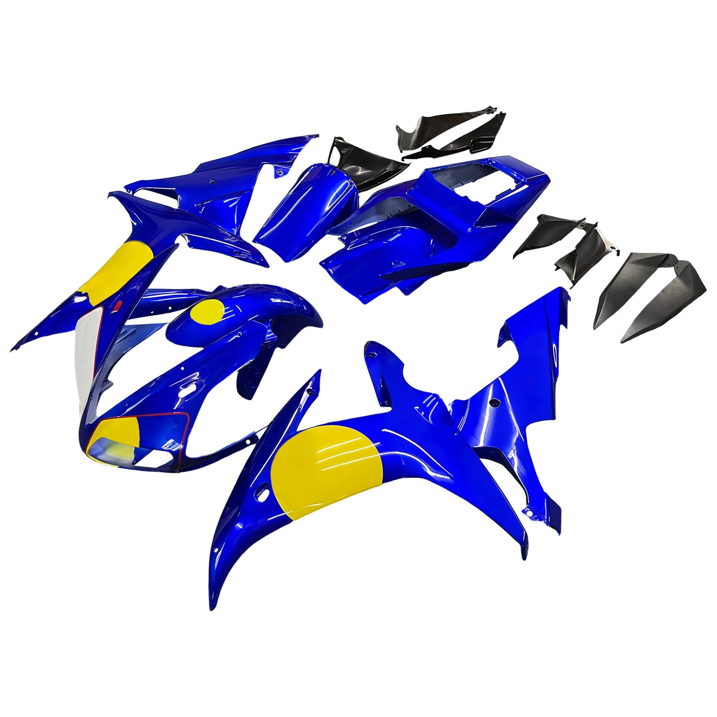 Amotopart Yamaha 2002-2003 YZF 1000 R1 blu con kit gocciolante