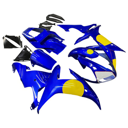 Amotopart Yamaha 2002-2003 YZF 1000 R1 blu con kit gocciolante