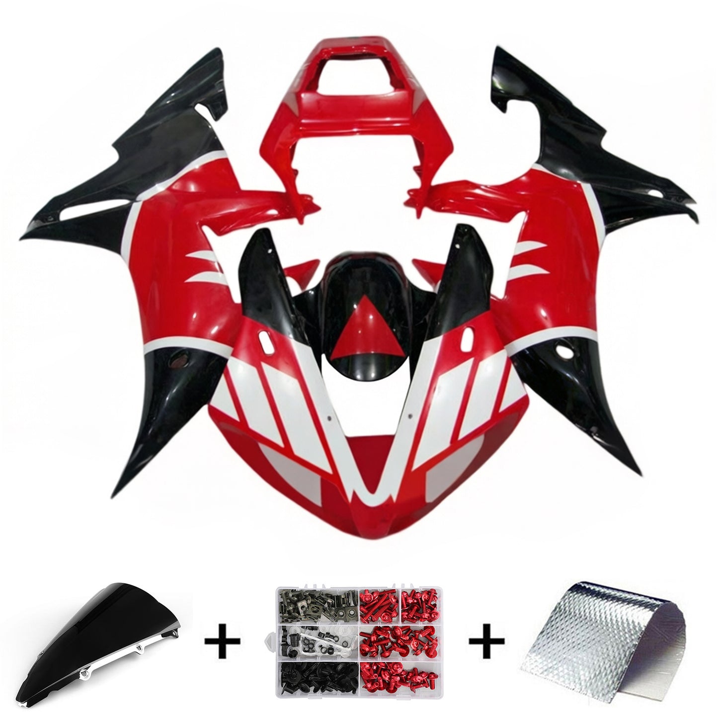 2002-2003 Yamaha YZF 1000 R1 Kit carena iniezione Carrozzeria Plastica ABS