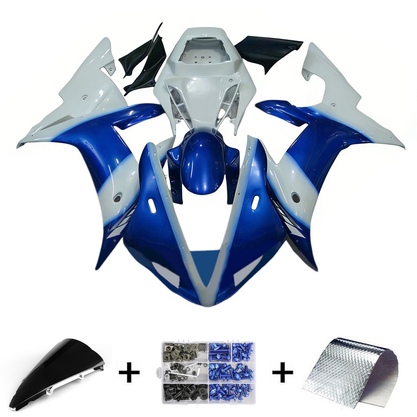 2002-2003 Yamaha YZF 1000 R1 Kit carena iniezione Carrozzeria Plastica ABS