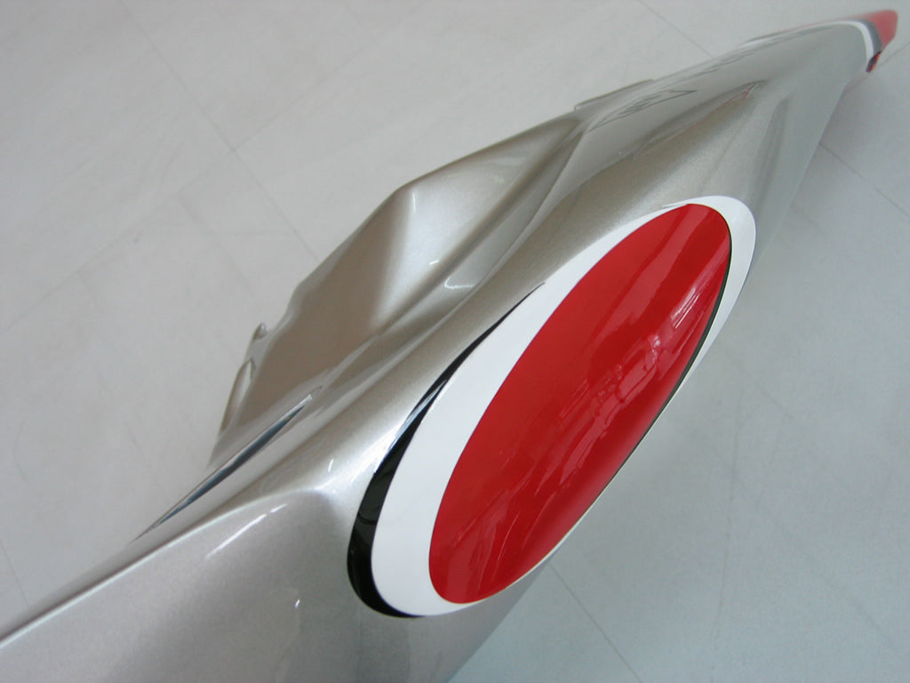 Carene 2004-2006 Yamaha YZF-R1 Rosso Argento Fortuna R1 Racing Generico