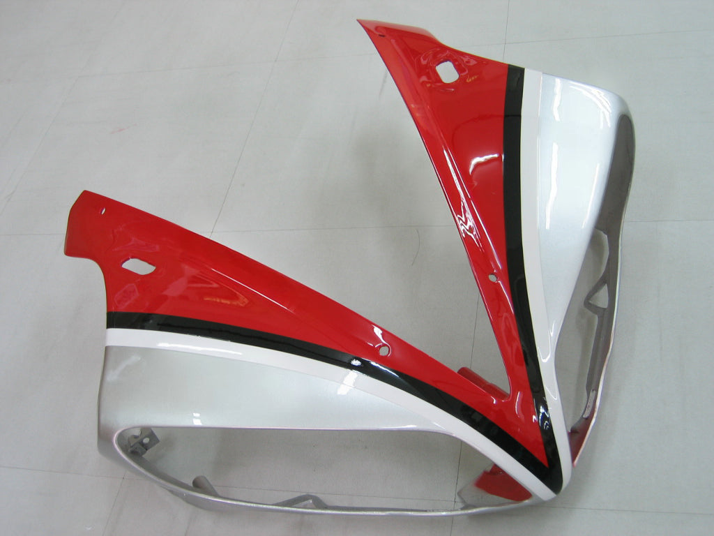 Carene 2004-2006 Yamaha YZF-R1 Rosso Argento Fortuna R1 Racing Generico