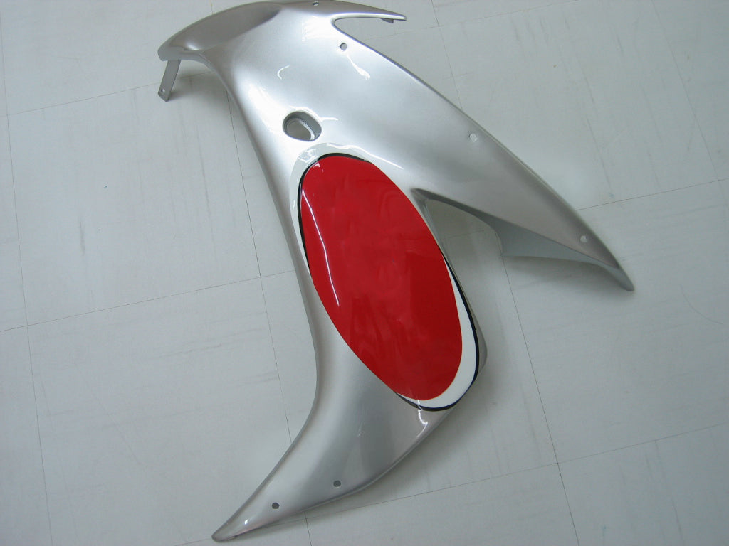 Carene 2004-2006 Yamaha YZF-R1 Rosso Argento Fortuna R1 Racing Generico