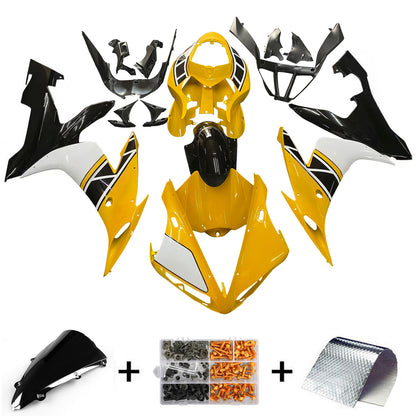 Carene 2004-2006 Yamaha YZF-R1 Giallo Nero Motul Generic
