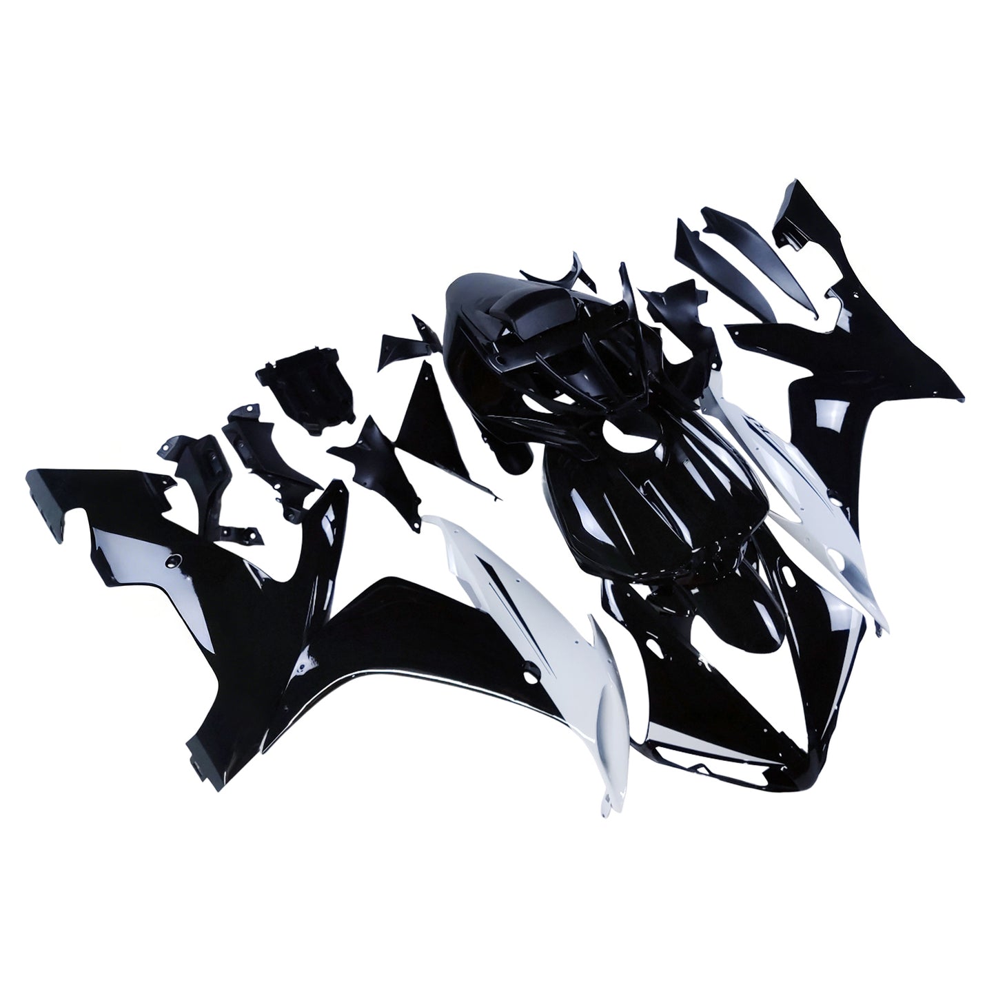 Carene 2004-2006 Yamaha YZF-R1 Nero Bianco R1 Racing Generico