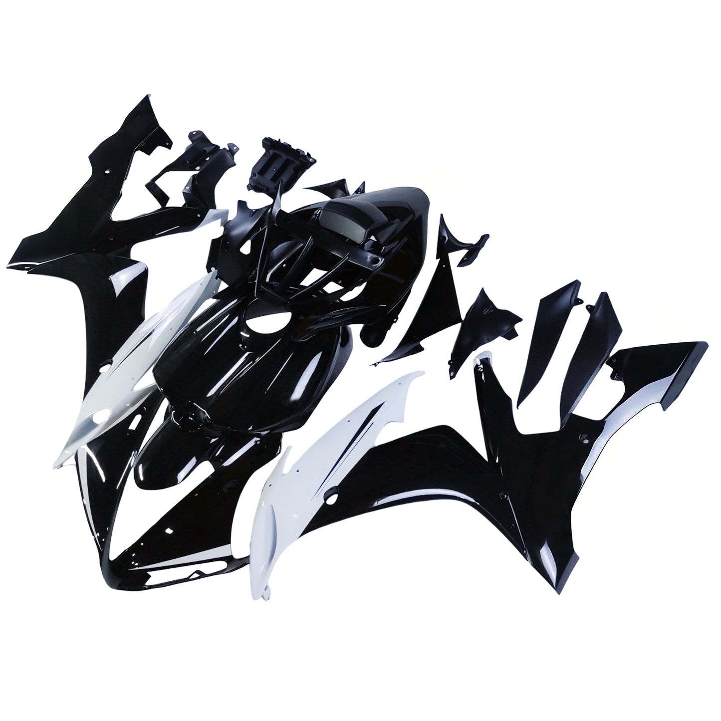 Carene 2004-2006 Yamaha YZF-R1 Nero Bianco R1 Generico