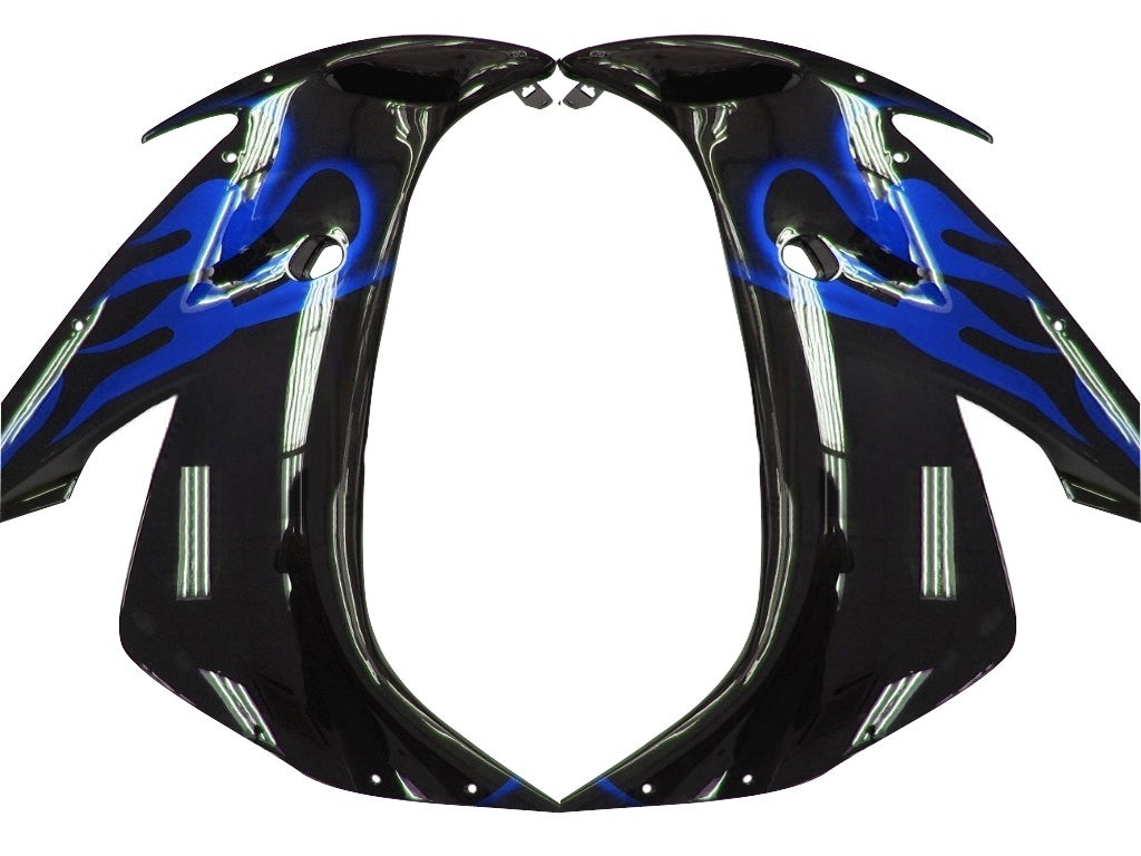 Carene 2004-2006 Yamaha YZF-R1 Black & Blue Flame R1 Racing Generico