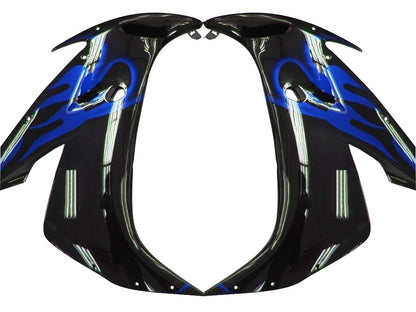 Carene 2004-2006 Yamaha YZF-R1 Black & Blue Flame R1 Racing Generico