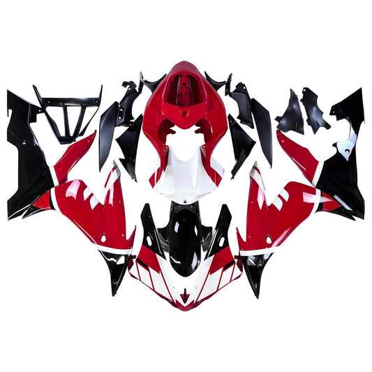 Carene 2004-2006 Yamaha YZF-R1 Rosso Nero Santander Racing Generico