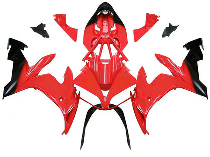Carene 2004-2006 Yamaha YZF-R1 Rosso Nero Virgin Mobile Racing Generico