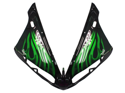 Amotopart 2004-2006 Yamaha R1 Cladding Black & Green Kit