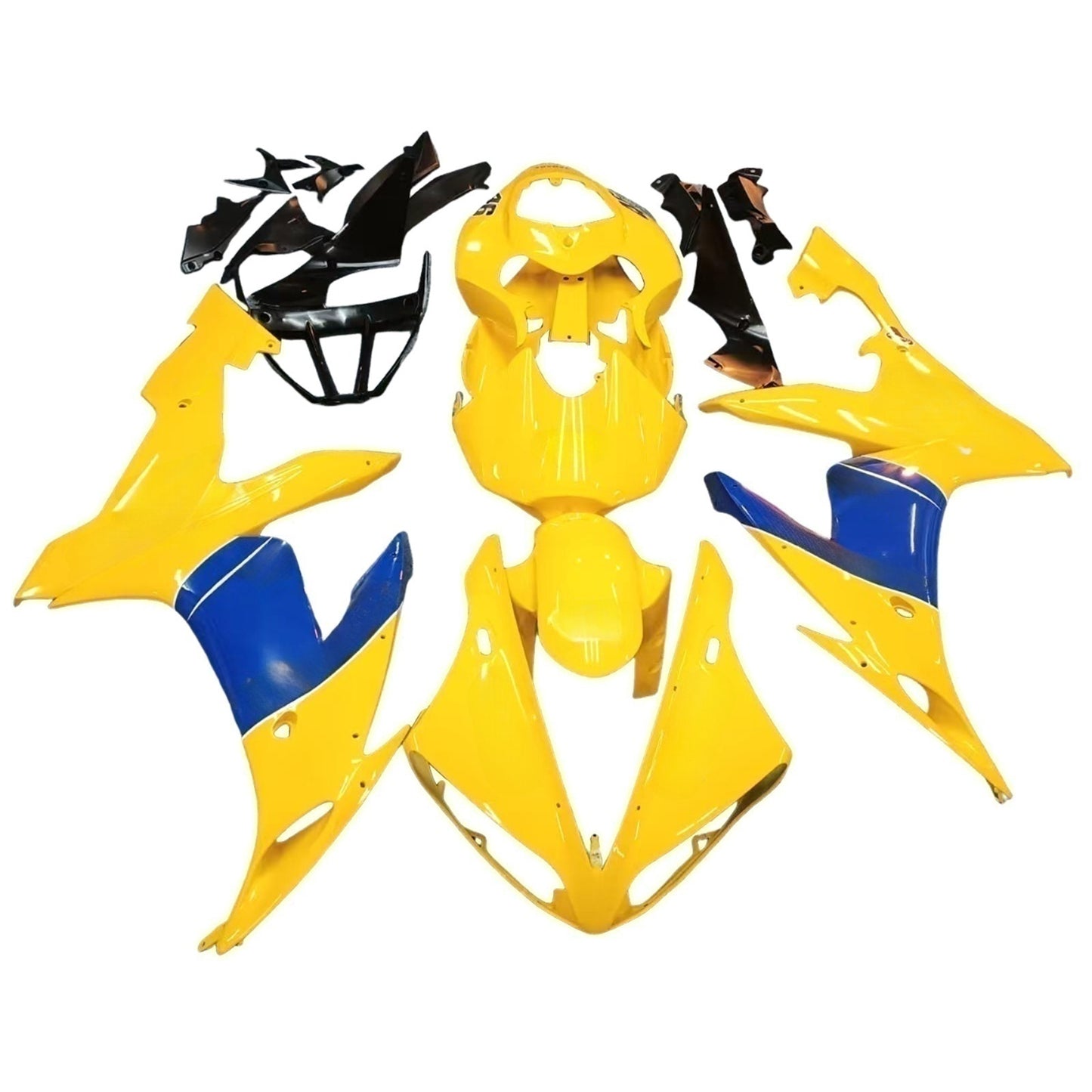 Carene 2004-2006 Yamaha YZF-R1 Yellow Blue Camel Generico
