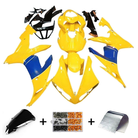 Carene 2004-2006 Yamaha YZF-R1 Yellow Blue Camel Racing Generico