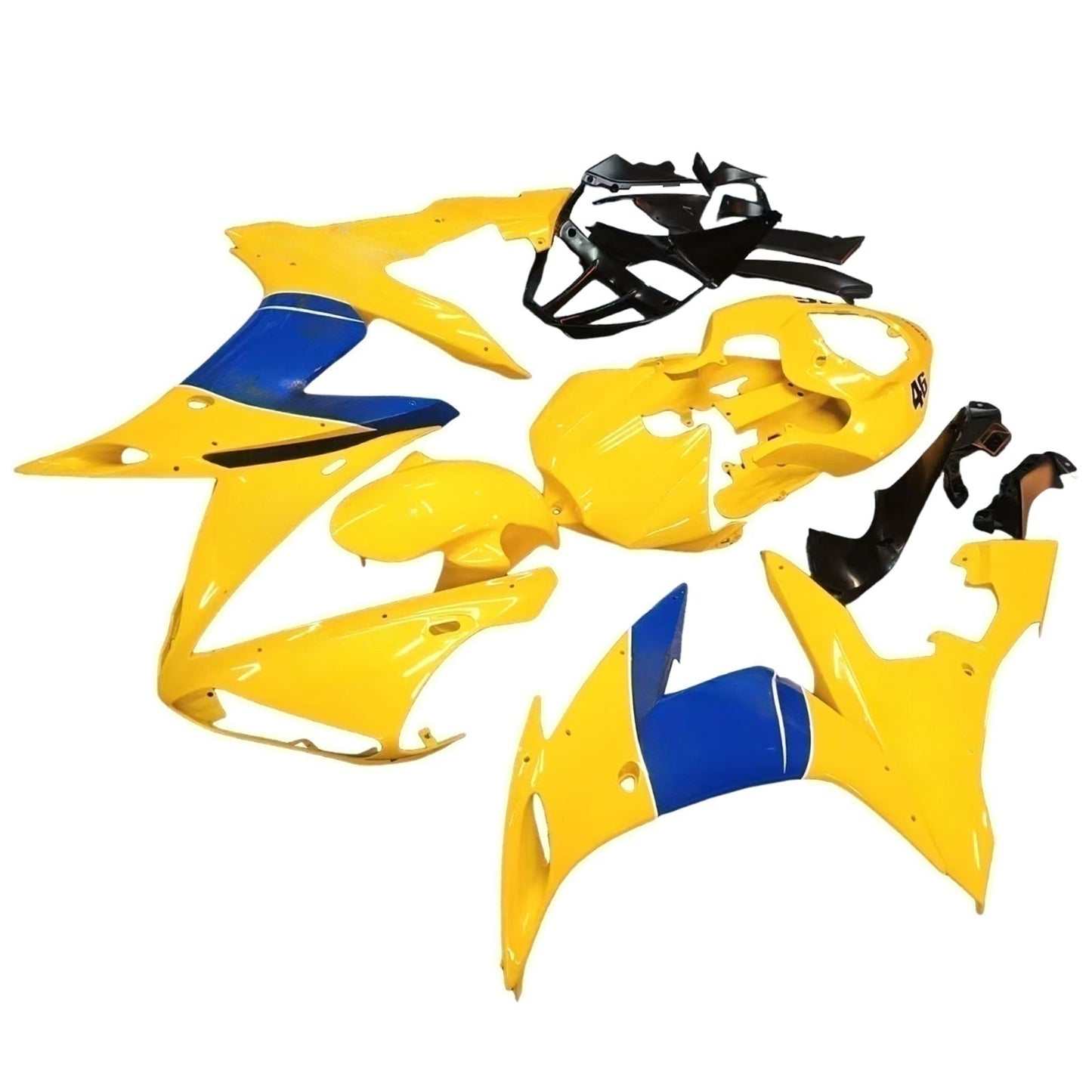 Carene 2004-2006 Yamaha YZF-R1 Yellow Blue Camel Generico