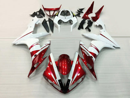 Carene 2004-2006 Yamaha YZF-R1 Rosso Bianco FIAT Generico