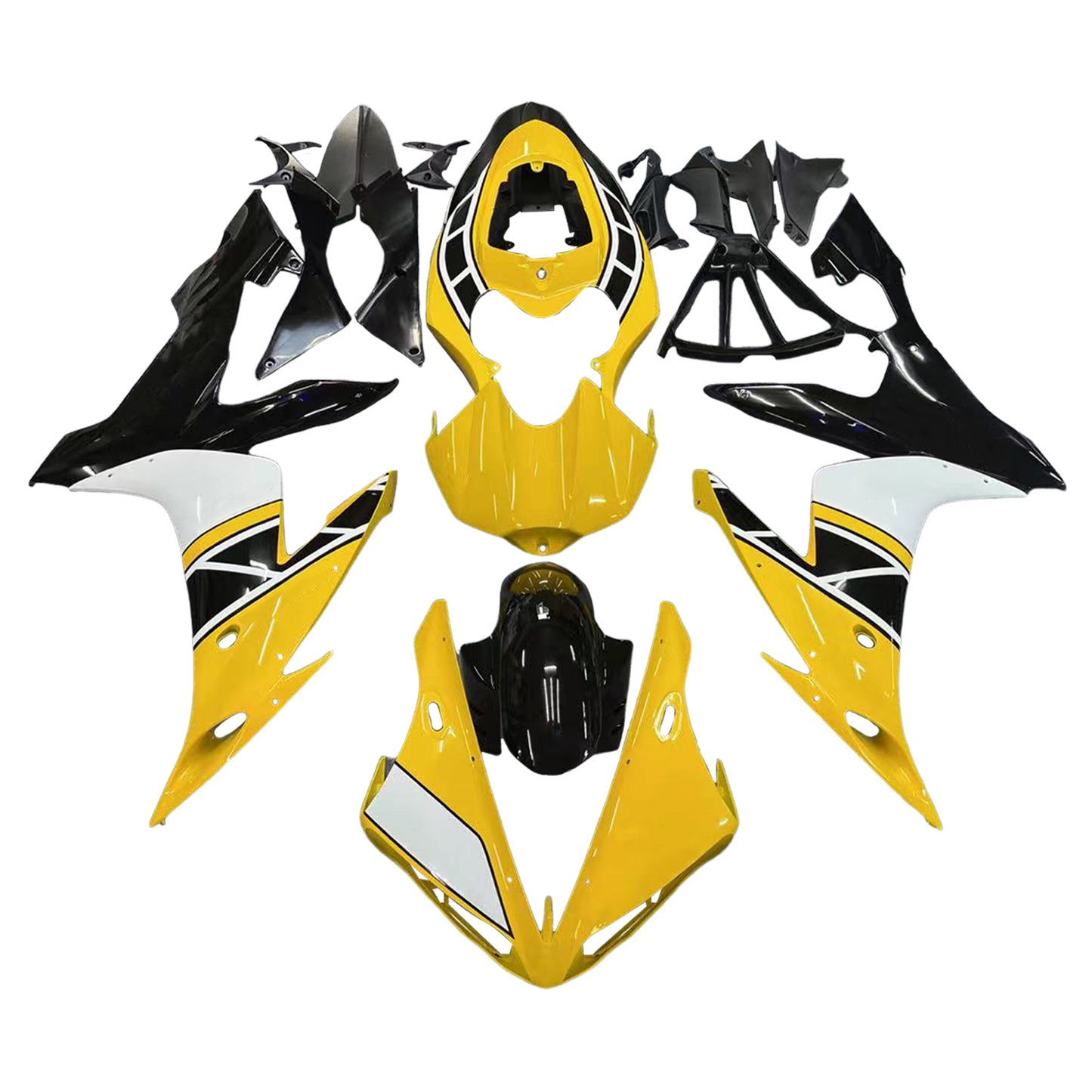 Kit carenatura per carrozzeria addominali di plastica per Yamaha YZF 1000 R1 2004-2006