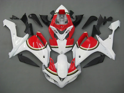Carene 2007-2008 Yamaha YZF-R1 Bianco Rosso Lucky Strike Generico