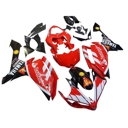Carene 2007-2008 Yamaha YZF-R1 Rosso Nero Santander Bank Racing Generico