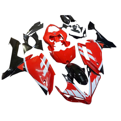 Carene 2007-2008 Yamaha YZF-R1 Rosso Nero Santander Bank Generico