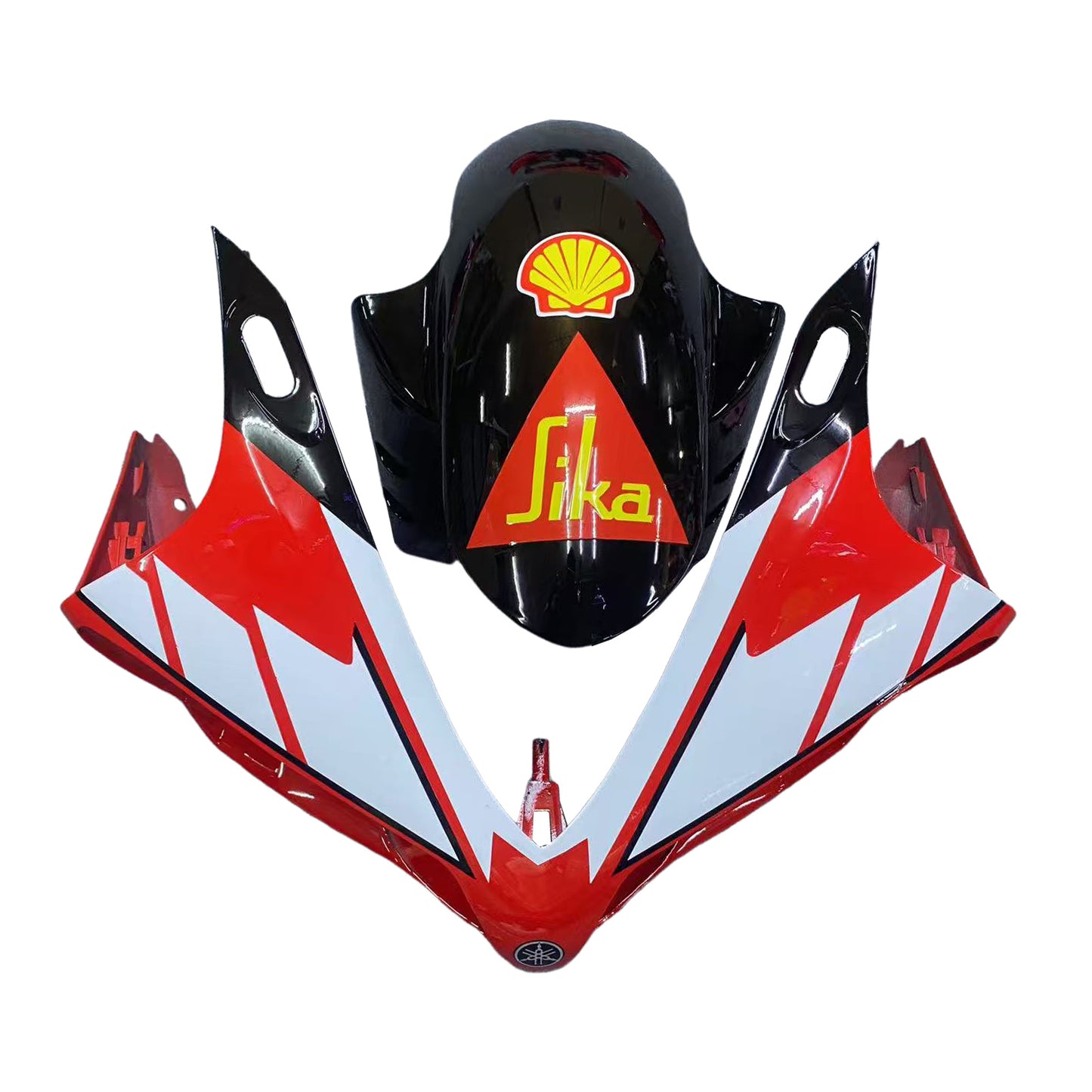 Carene 2007-2008 Yamaha YZF-R1 Rosso Nero Santander Bank Racing Generico