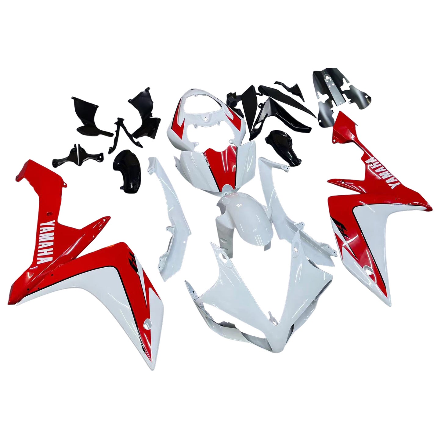 Carene 2007-2008 Yamaha YZF-R1 Bianco e Rosso R1 Generico