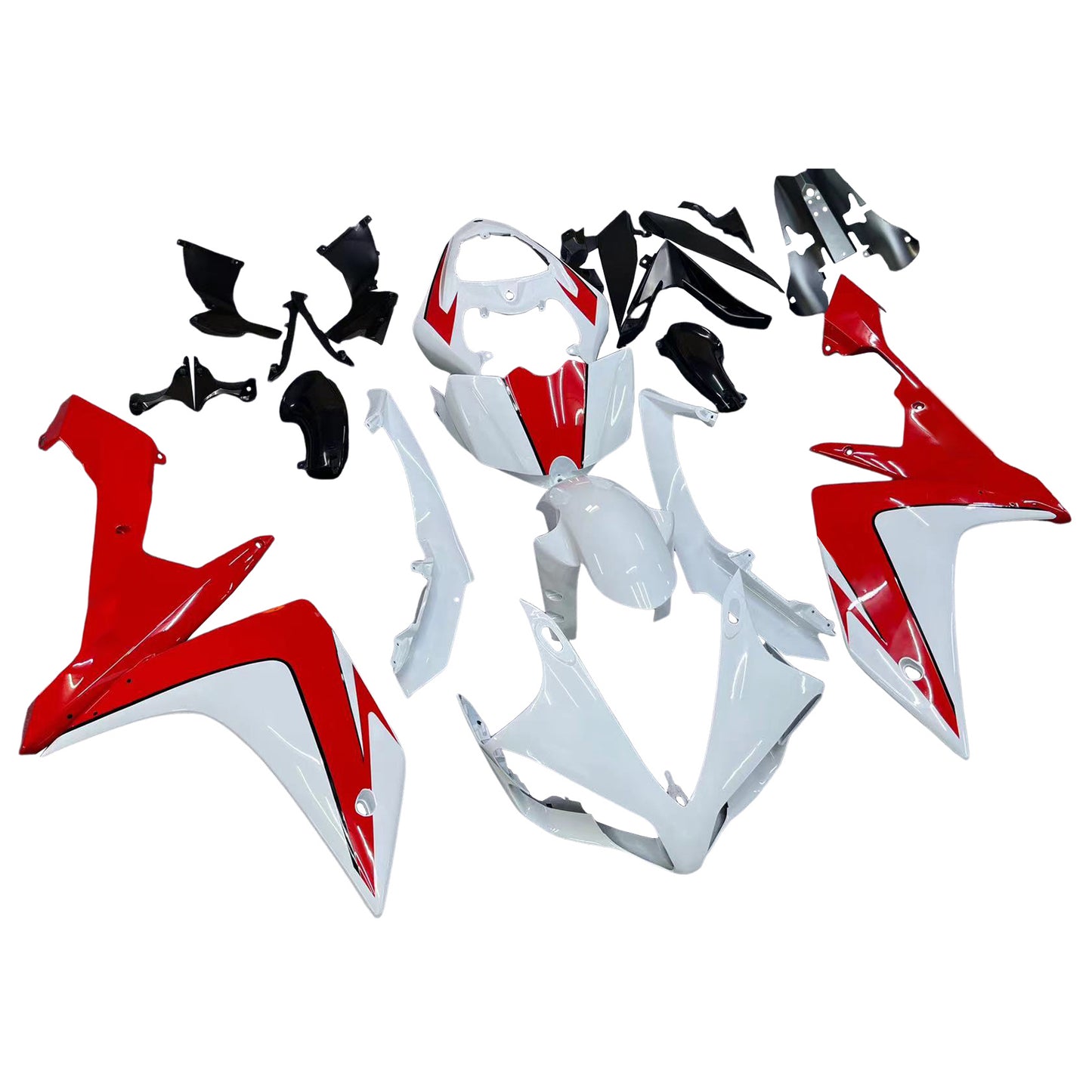 Carene 2007-2008 Yamaha YZF-R1 Bianco &amp; Rosso R1 Racing Generico