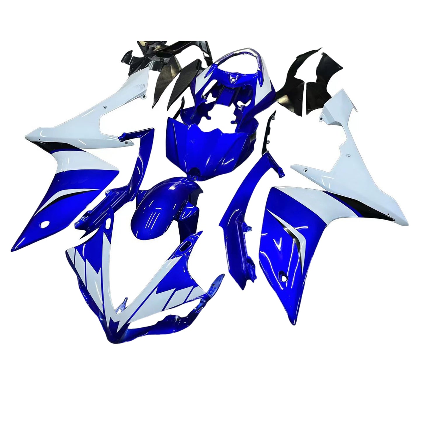 Carene 2007-2008 Yamaha YZF-R1 Blu Bianco R1 Racing Generico